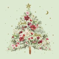 餐巾33x33厘米 - Beautiful Christmas green Napkin