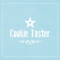 Servietten 33x33 cm - Cookie Taster blue