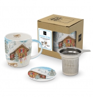 tea cups - Mountain Cottage T-Mug CB