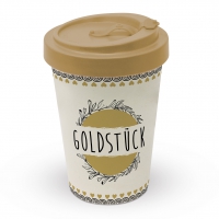 Bamboo mug To-Go - Goldstück