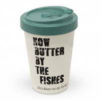 Bamboo mug To-Go - Butter by the fishes