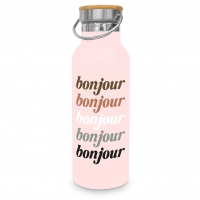 Stainless steel drinking bottle - Bonjour