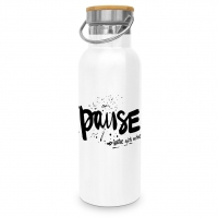 Stainless steel drinking bottle - Pause