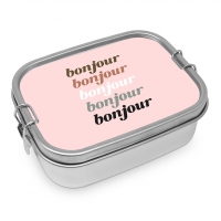 Stainless steel lunch box - Bonjour Steel Lunch Box