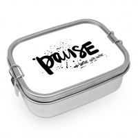 Fiambrera de acero inoxidable - Pause Steel Lunch Box