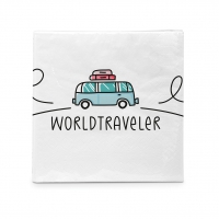 餐巾25x25厘米 - Worldtraveler Napkin 25x25