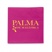 餐巾25x25厘米 - Happy Place Palma de Mallorca Napkin 25x25