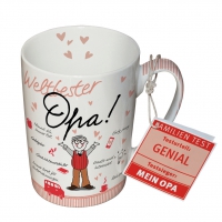 Puchar Porcelany - Mug Weltbester Opa
