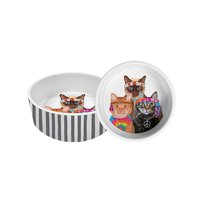 Pet bowl - Groovy Cats