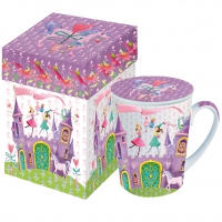 Cup with lid - Princess Castle