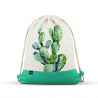 Городская сумка - City Bag with Leatherette Cactus