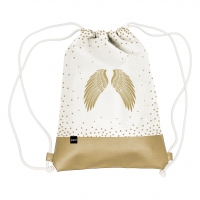 Torba miejska - City Bag with Leatherette Holy Wings