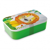 Bambusowy Lunchbox - Happy Lion
