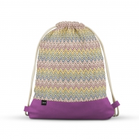 Городская сумка - City Bag with Leatherette Zig Zag Multicolore