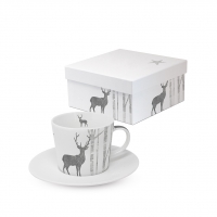Espresso Cups - Trend Espresso GB Mystic Deer real silver
