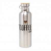 Бутылка для питья из нержавеющей стали - Stainless Steel Bottle Coffee Lover