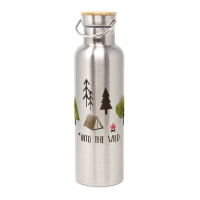 Edelstahl Trinkflasche - Stainless Steel Bottle Into the wild