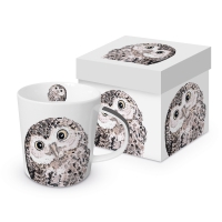 Taza de porcelana con mango - Owl