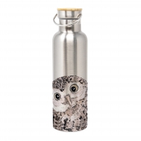 Edelstahl Trinkflasche - Owl
