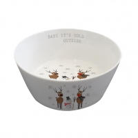 Porcelain bowl - Cold Outside Trend Bowl