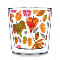 Double wall glass - Autumn Leaves Trendglas DW