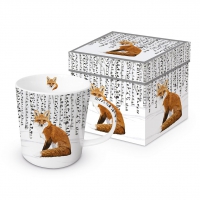 Taza de porcelana con mango - Wilderness Fox