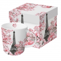 Porcelanowy kubek z uchwytem - April in Paris