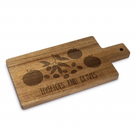 Wooden board - Tomatoes & Olives Wood Tray nature