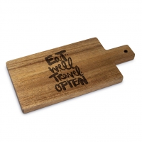 Tablero de madera - Eat well Wood Tray nature