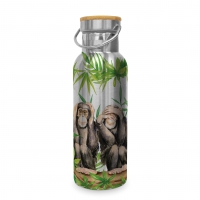 Stainless steel drinking bottle - Three Apes
