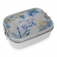 Edelstahl Brotdose - Ocean Life is better Steel Lunch Box
