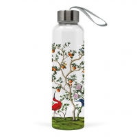 Glass Bottle - Bird Chinoiserie Bottle