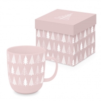 Porcelain cup with handle - Pure Mood rosé