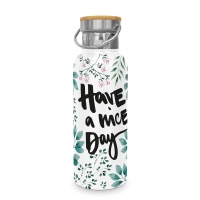 Stainless steel drinking bottle - Have a nice day