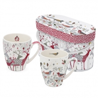 Porcelain cup with handle - Scandic Christmas