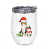 Taza térmica ME 0,35 - Christmas Kitty