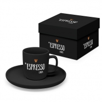 Tazzine da caffè espresso - Espresso Lover black Matte Espresso