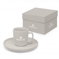 Espresso Cups - Pure Taupe Matte Espresso