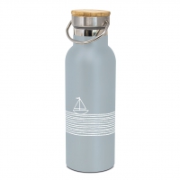 Stainless steel drinking bottle - Pure Sailing blue