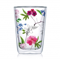 Double wall glass - Flower Power Latte MacchiatoDW