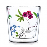 Double wall glass - Flower Power Trendglas DW