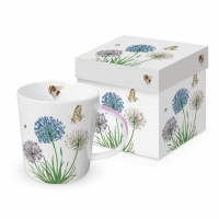 Porcelain cup with handle - Agapanthus