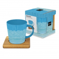 Porcelain cup with handle - Aqua Trend Mug nature