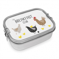 Edelstahl Brotdose - Breakfast Club Steel Lunch Box