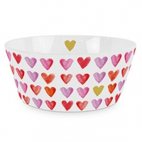 Porcelain bowl - Aquarell Hearts Trend Bowl