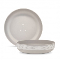 Porcelain bowl - Pure Anchor taupe Matte Bowl 30