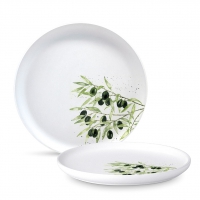 Фарфоровая тарелка - Olives Matte Plate 27