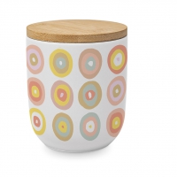 Porcelain box - Bubbles Matte Storage Jar