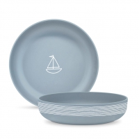 Porzellan Schale - Pure Sailing blue Matte Bowl 30