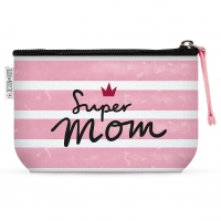 Makeup Bag - MakeUp Bag Super Mom